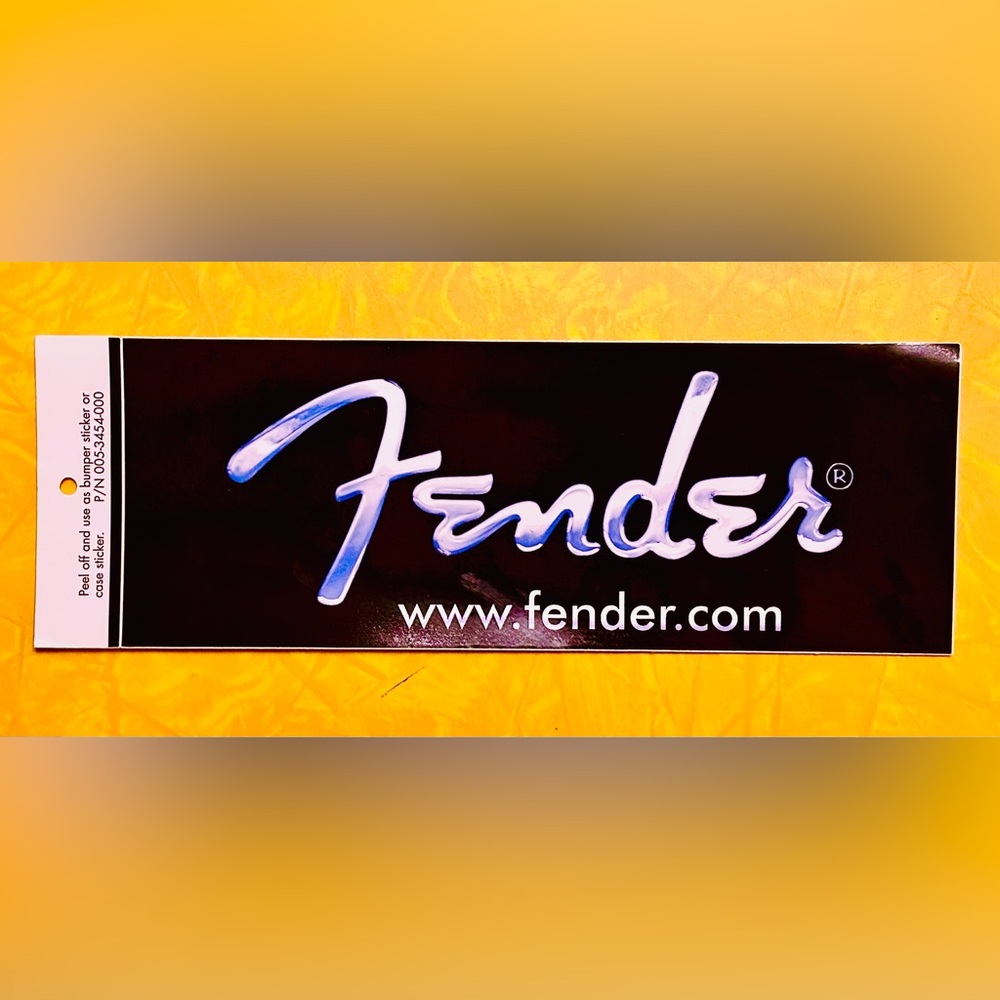 Fender Vinyl Logo Decal